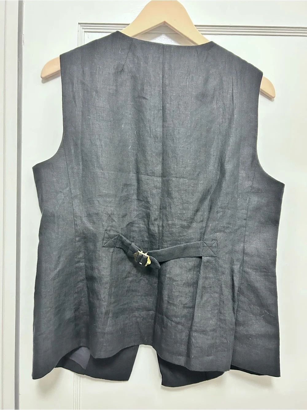 Black Linen Vest, new with tags - Picture 3 of 6
